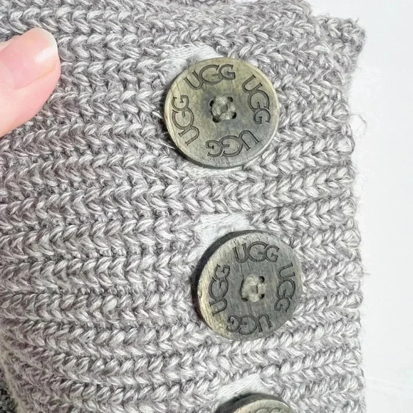 UGG Classic Cardy Grey Knit Boot Women's Size 8 - Picture 7 of 12
